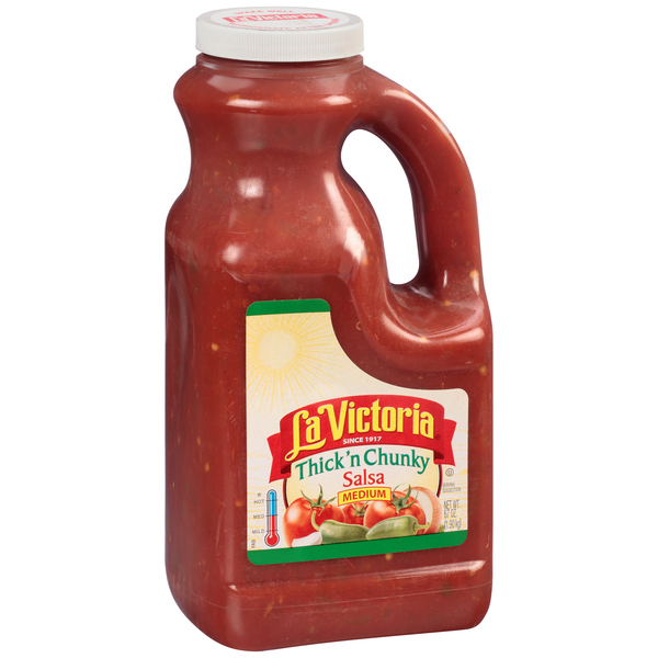 La Victoria 67 oz. La Victoria Thick N Chunky Medium Salsa, PK6 07756